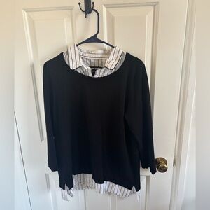 Karl Lagerfeld shirt/sweater combo